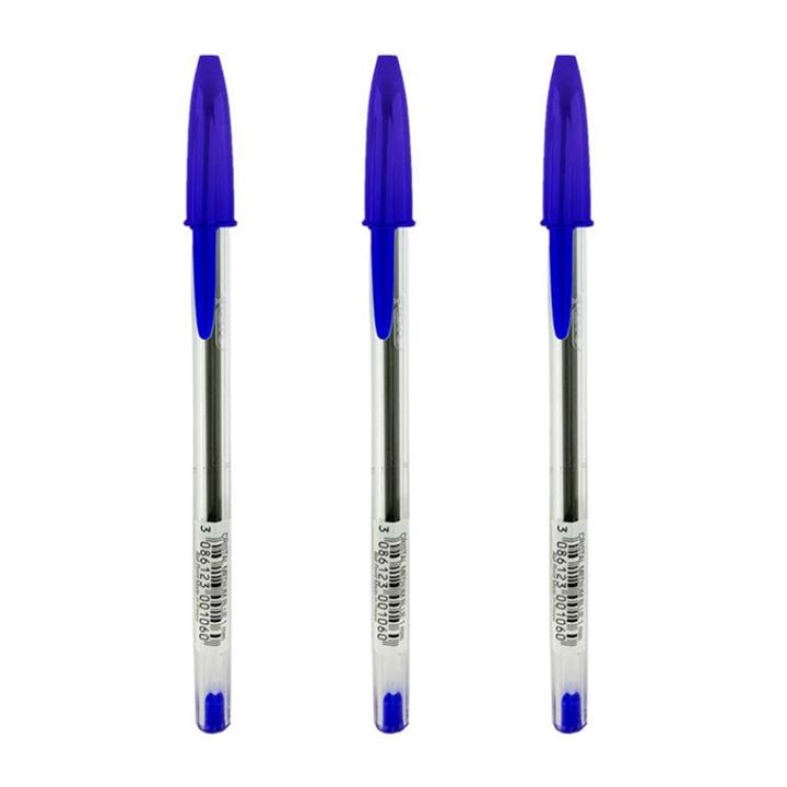 خودکار بیک مدل Cristal Medium بسته 3 عددی Bic Cristal Medium Pen Pack Of 3